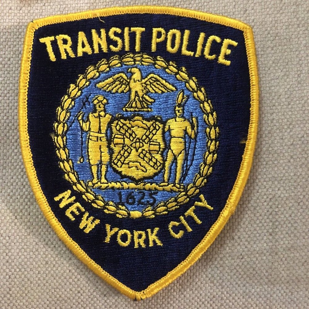 NYC Transit Police Patch Pre 1995 Vintage Collectible New and unworn